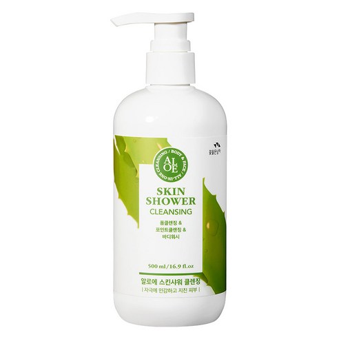 꽃을든남자 알로에 스킨샤워 클렌징, 500ml, 1개