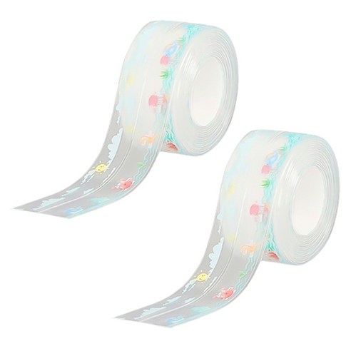 블럭마트 투명 디자인 테이프 type2, 2개