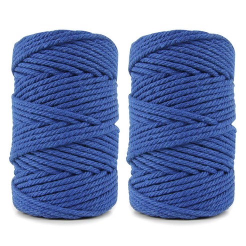 누에르고치 마크라메실 파이핑끈 90합 3mm, 2개, 09 블루