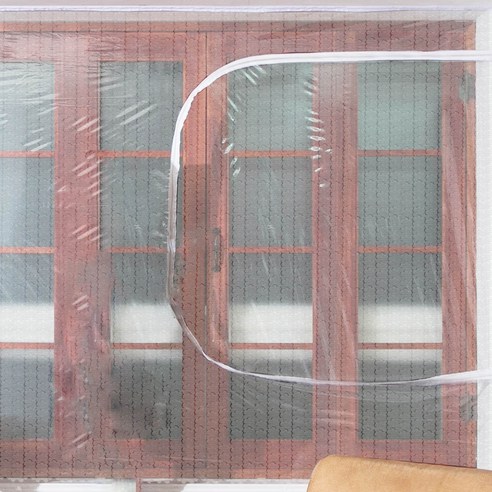 🟡80번 다샵 벨크로 에어캡 창문형 지퍼식 방풍비닐