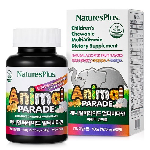 네이처스플러스 애니멀퍼레이드 멀티비타민, 60정, 1개
