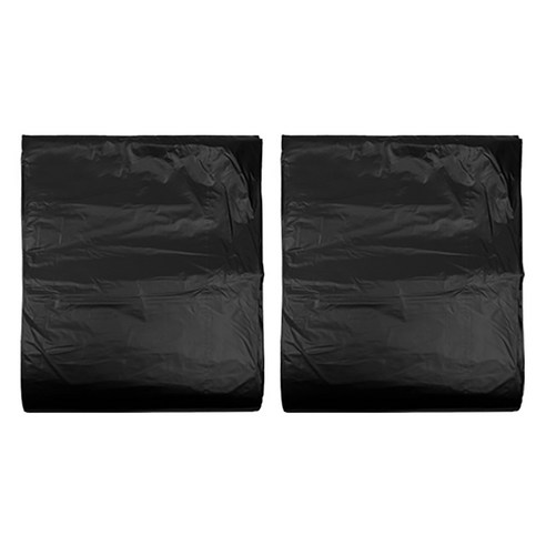 월드크린 분리수거 배접 비닐봉투 검정색, 50L, 100개