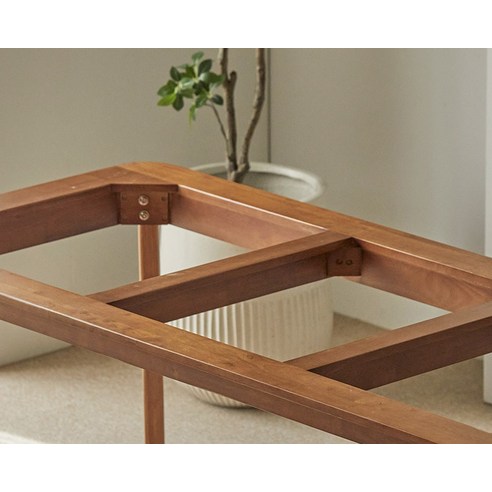 파로마 채튼A 통세라믹 원목식탁 후기 분석 - 프레임 견고함