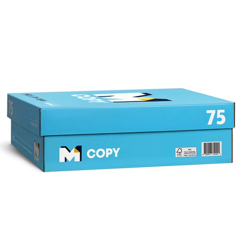엠카피 복사용지 75g, A3, 1250매