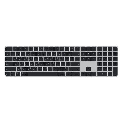 Apple 2024 Touch ID 숫자 키패드 Magic Keyboard, 블랙, 한국어
