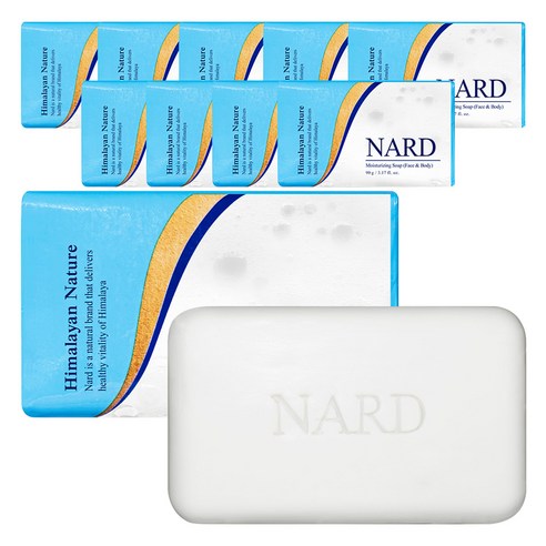 나드 부케가르니 모이스처 세안 비누, 90g, 10개