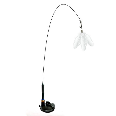 네이처펫 롱와이어 흡착 고정 깃털 낚시대 + 깃털 세트 솔직 후기 | 실사용자 리뷰 분석 - 상품 이미지 1