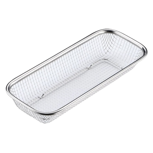 윤코 주방 스텐 물빠짐 수저통, 실버, 1개