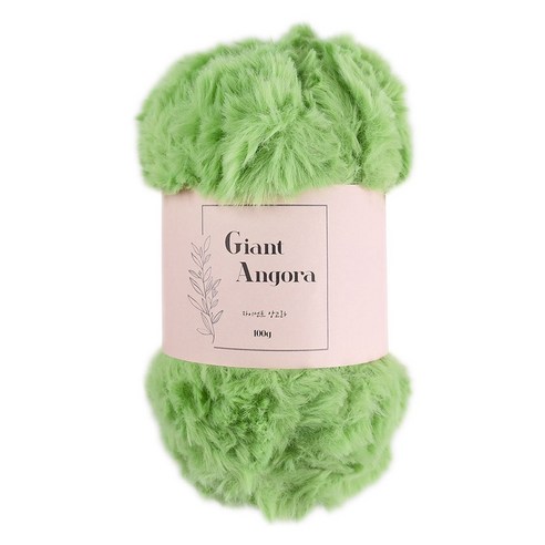 청송뜨개실 자이언트 앙고라 뜨개실 100g, 11 와사비그린, 1개