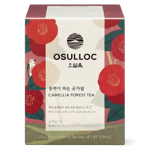오설록 동백이 피는 곶자왈 차, 2.5g, 2.5g, 10개입, 1개