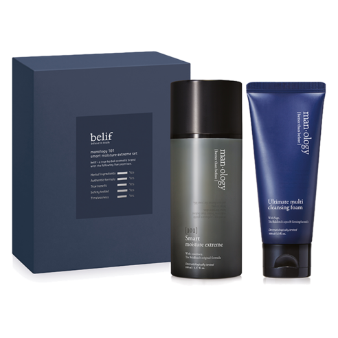 빌리프 맨올로지 101 스마트 모이스춰 익스트림 올인원 스페셜 2종 세트, 1개