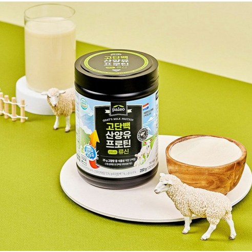 팔레오 고단백 산양유 프로틴 plus 류신 280g, 6개 맛있게 먹은 솔직 후기 - 상품 이미지 2