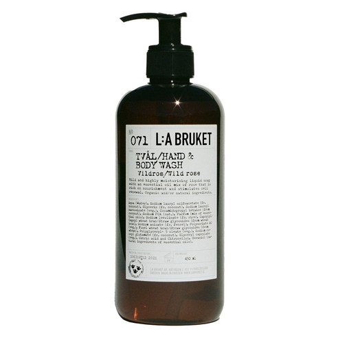 라부르켓 핸드 & 바디워시 와일드 로즈, 1개, 450ml