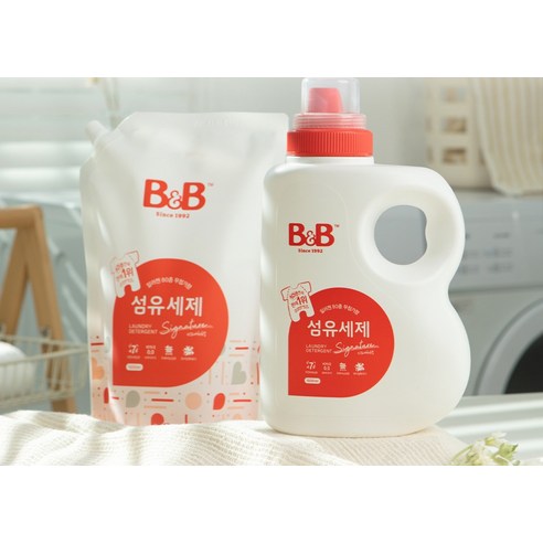 비앤비 유아 섬유 세제 알러젠프리향 캡리필형 후기 분석 - 제형 및 입구 상세