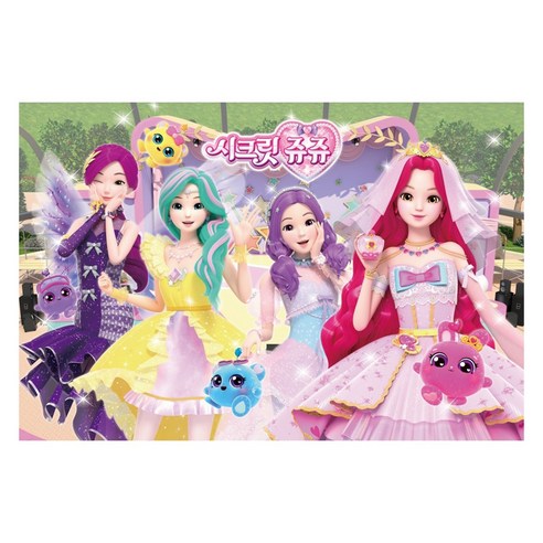 UNICORN 시크릿 쥬쥬 판 퍼즐, 1개, 77피스