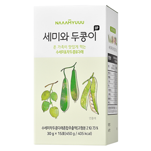 남유네 세미와 두콩이 UP 액상차 15p, 450g, 1개
