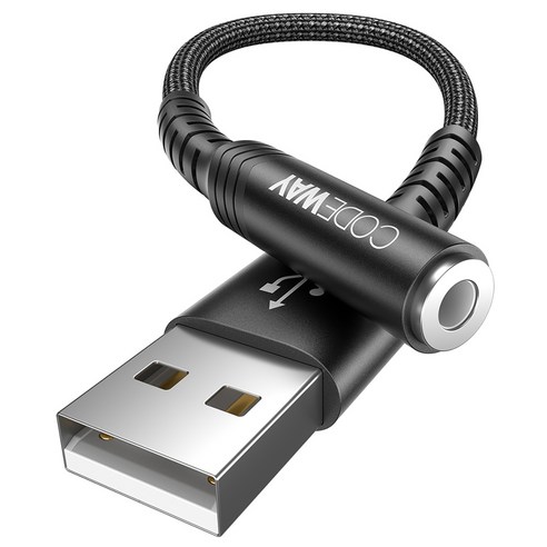 코드웨이 USB A타입 4극 사운드카드 외장형, 1개