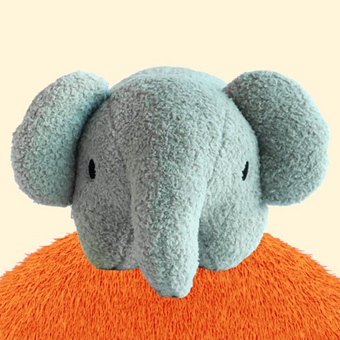 BRUNA FAMILY 코끼리 봉제인형, 혼합색상, 1개, 14cm