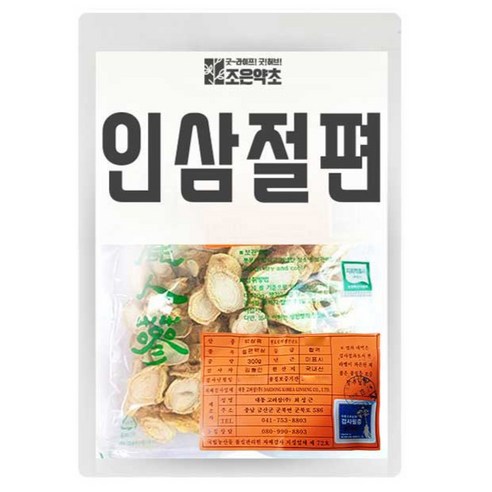 조은약초 뇌두제거 인삼 절편, 300g, 1개