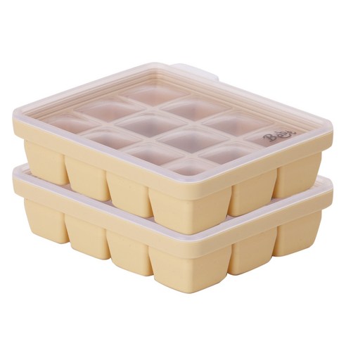 네오플램베베 실리콘 이유식 큐브 12구 냉동용기