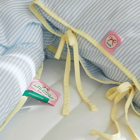 마틸라 리본케이크 차렵이불세트 후기 분석 - 베개 커버 및 구성품