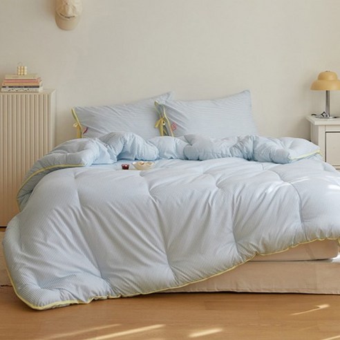 마틸라 리본케이크 차렵이불세트 후기 분석 - 클로즈업 소재 디테일