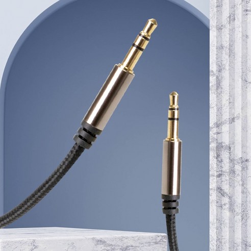GJBY 스테레오 AUX 3.5mm 오디오 케이블 2m 이미지 3