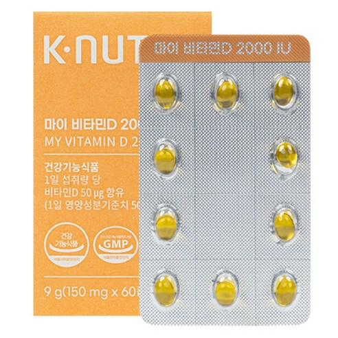 케이뉴트라 마이 비타민D 9g, 60정, 1개