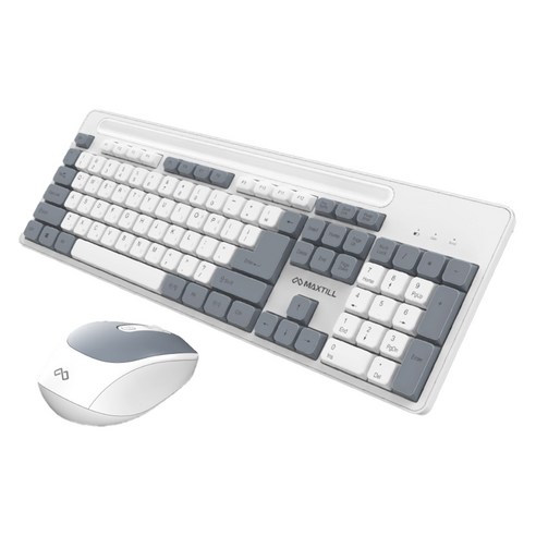 맥스틸 저소음 무선 키보드 마우스 세트 GM-MK900 | 블랙 × 일반형