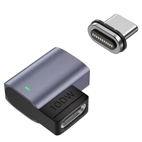 컴스 USB 3.1 Type C 연장젠더 C타입 GEN2 10Gbps 100W 마그네틱 커넥터