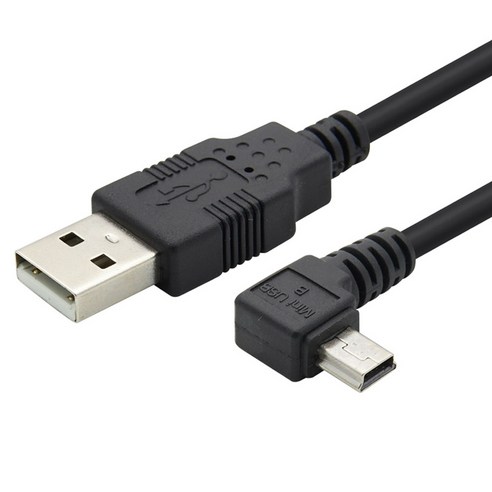 컴스 Mini 5Pin 꺾임 케이블 USB 2.0 BT695, 1개, 5m