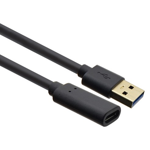 컴스 USB 3.0 A타입-USB 3.1 C타입 금도금 케이블 IF692, 1.8m, 1개