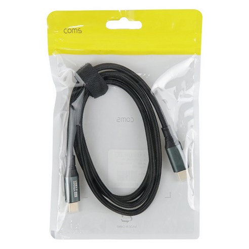 컴스 USB 3.2 C타입-C타입 100w 8K 20Gbps PD 고속충전 Gen2 케이블 JA296, 1개, 1m