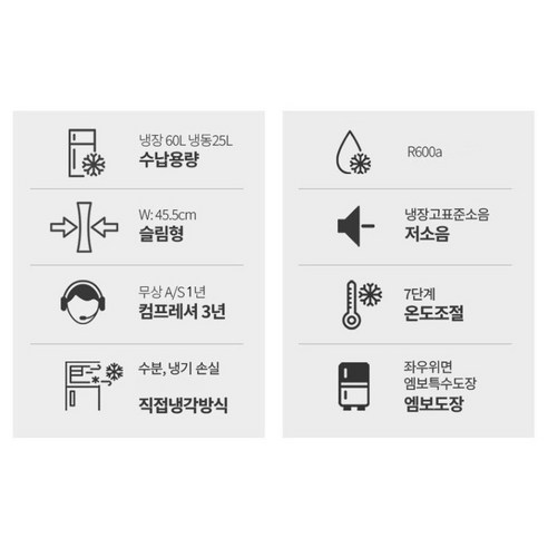 메디하임 85L 2도어 일반형 냉장고 방문설치 개봉기 | 실사용 후기 - 상품 이미지 4