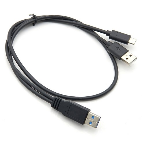 컴스 USB 3.1 Y USB 3.0 A C타입 USB 2.0 A 케이블 TB301, 1개, 60cm