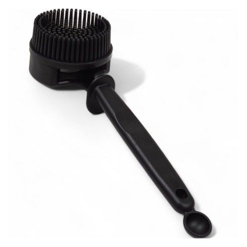 빈플랜트 커피머신 그룹헤드 실리콘 청소솔 51 / 54mm, 블랙, 1개