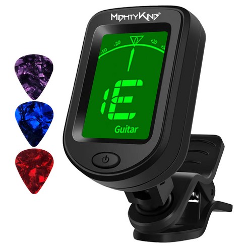 마이티킹 기타 튜닝기 + 피크 3p 세트 MT10P 솔직 후기 | 취미생활 필수템 - 상품 이미지 1