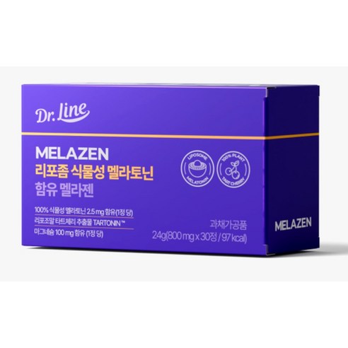 닥터라인 리포좀 식물성 멜라토닌 함유 멜라젠 30P 이미지 2