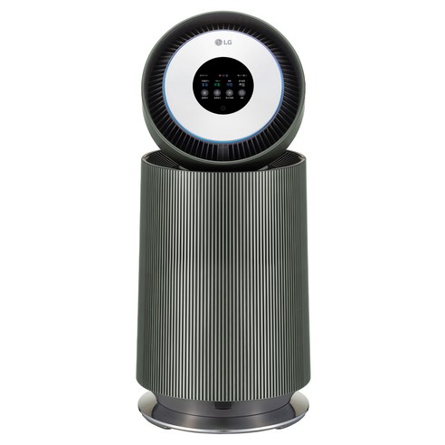 LG전자 퓨리케어 오브제컬렉션 AI+ 360 ̊ 공기청정기 G 필터 66㎡ 방문설치, AS205NGJA, 네이처 그린