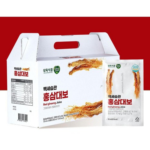 삼육 백세습관 홍삼대보 2.1L, 1박스 맛있게 먹은 솔직 후기 - 상품 이미지 2