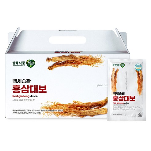 삼육 백세습관 홍삼대보 2.1L, 1박스 맛있게 먹은 솔직 후기 - 상품 이미지 1