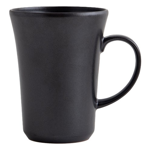 소소모소 단 머그컵 400ml, 블랙, 1개