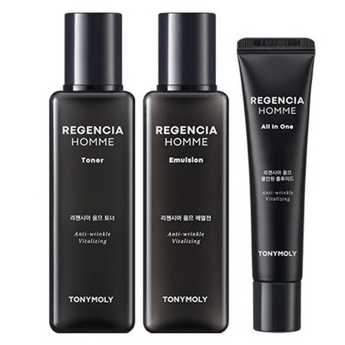 토니모리 리젠시아 옴므 스킨 케어 3종 세트, 1세트