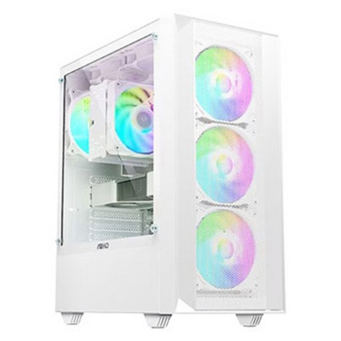 포유컴퓨터 게이밍 조립PC 인텔 i5 12400F RTX 4060 화이트 본체 대표 이미지
