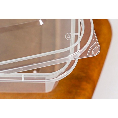 생활미소 사출 다회용 밀폐사각용기 300ml 이미지 3