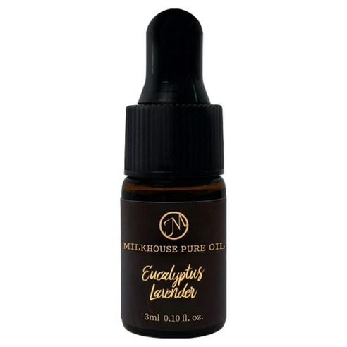 밀크하우스캔들 퓨어 오일 퍼퓸 유칼립투스 라벤더, 1개, 3ml