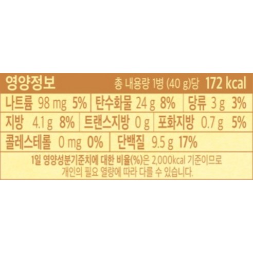 원픽선식 귀리쉐이크 40g, 15개 이미지 4