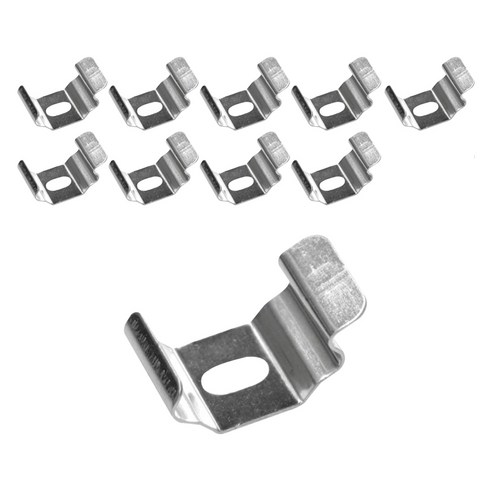 더원홈데코 커튼레일 스냅 브라켓 대 28 x 18 mm, 실버, 1개
