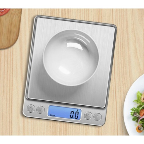 비타벨로 초정밀 0.1g단위 디지털 주방 계량 전자저울 + 트레이2개 개봉기 | 실사용 후기 - 상품 이미지 3