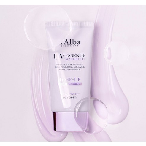 달바 워터풀 톤업 선크림 퍼플 SPF50+ PA++++ 50ml x 2p + 세럼 클렌저 3ml x 3p 세트 이미지 2